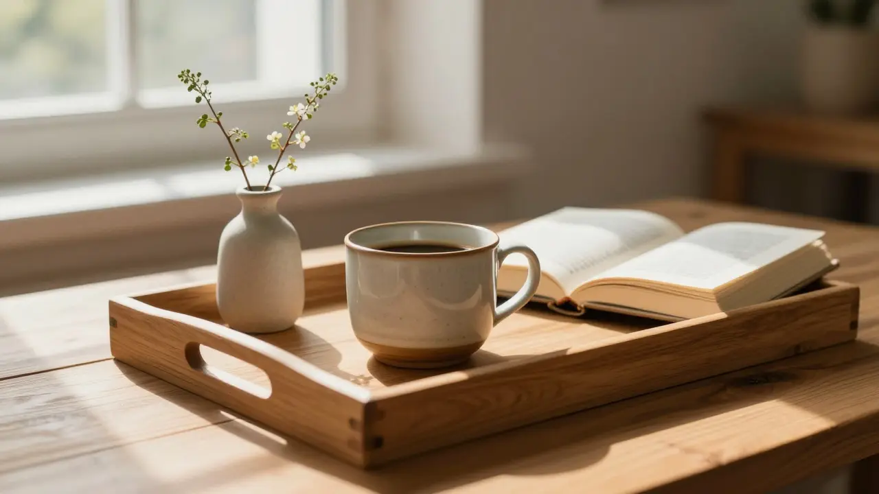 Dekorativní tácy: jak organizovat styl a praktičnost na stolku