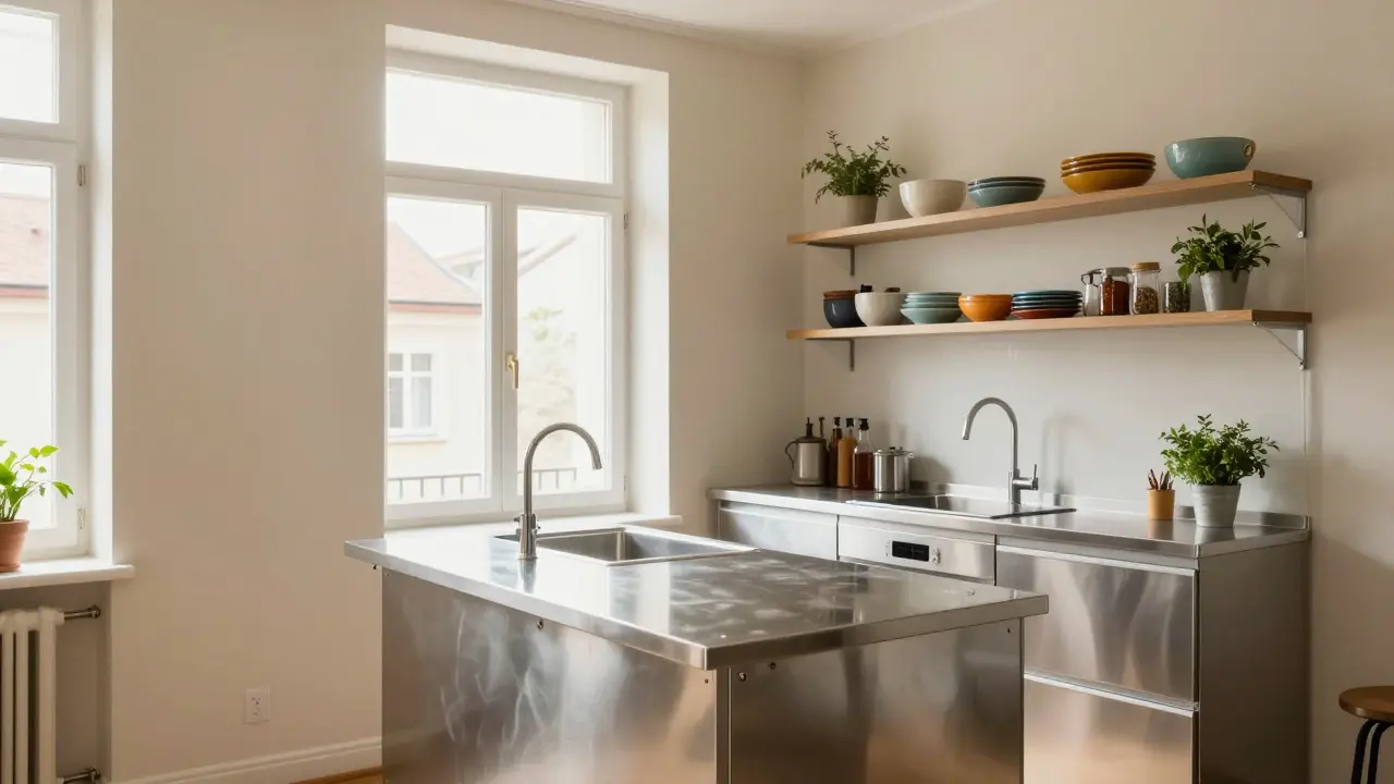 Kuchyň v nájmu: jak ji vylepšit bez zásahů do konstrukce