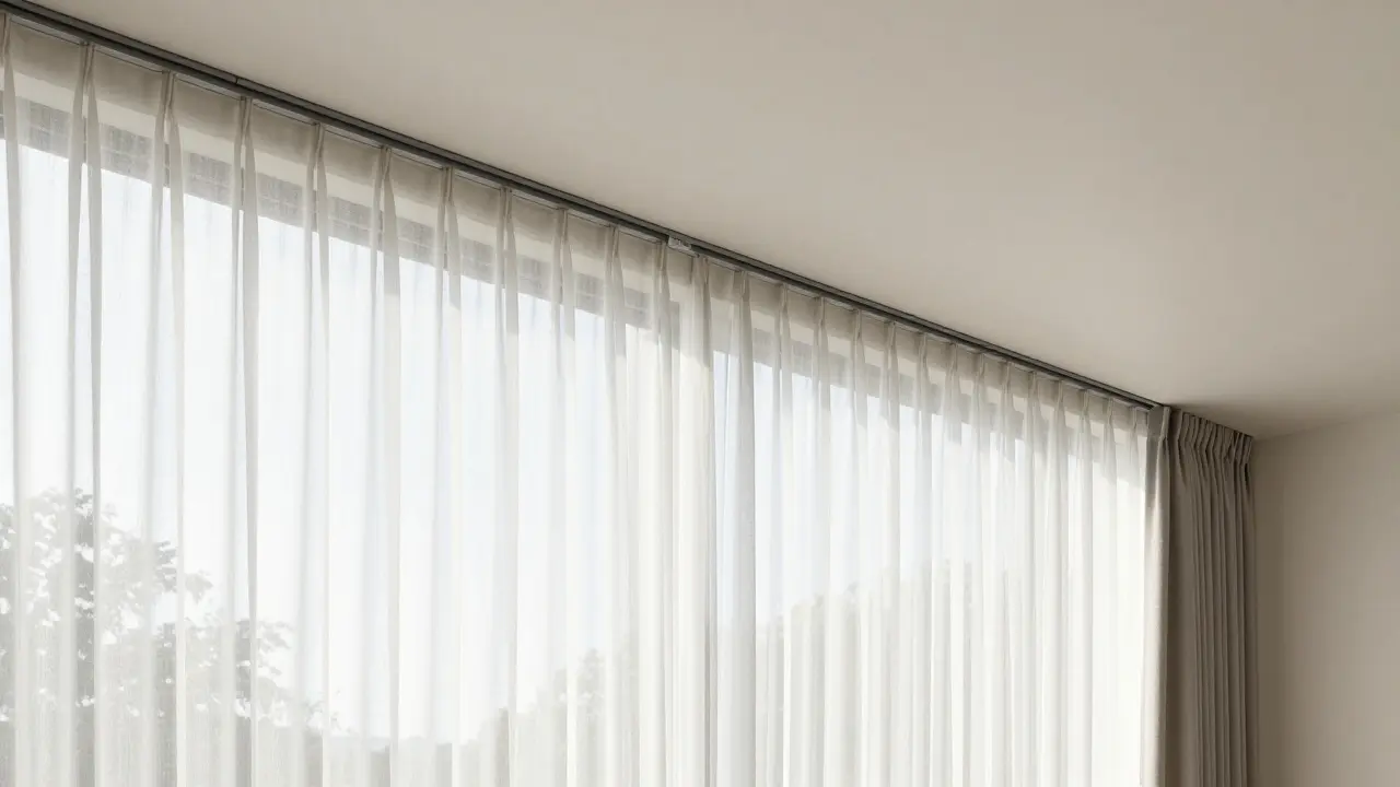 Závěsné systémy: kolejnice, tyče a kroužky - jak vybrat správné řešení pro záclony a závěsy