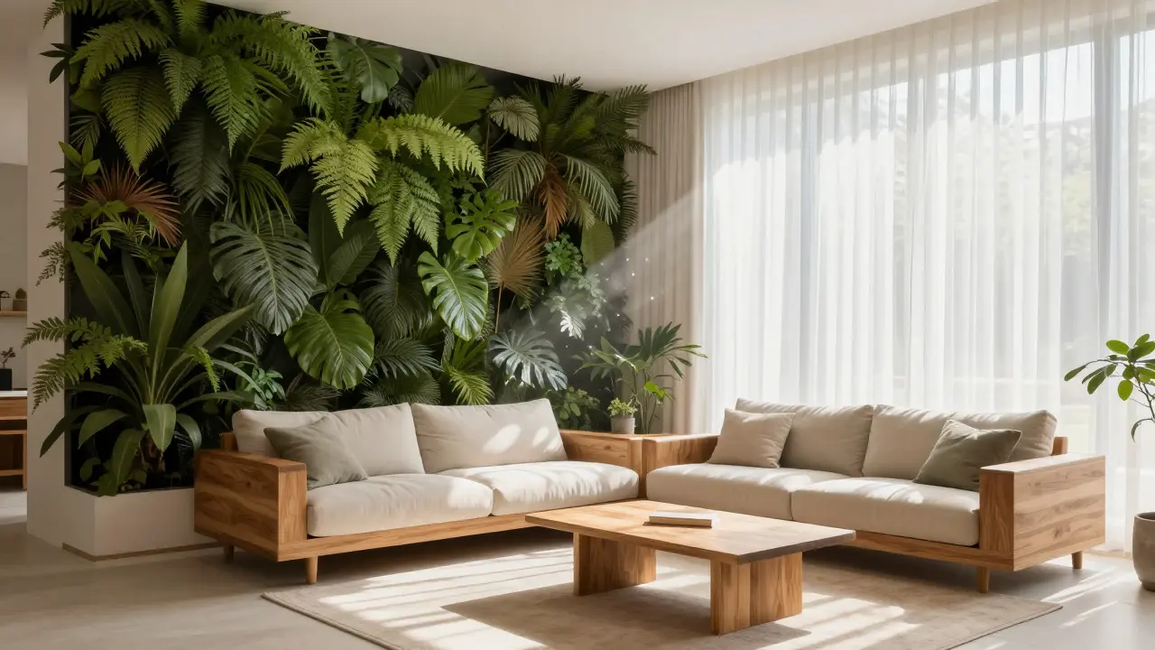 Biophilický design: Jak přivést přírodu domů pro lepší zdraví a pohodu