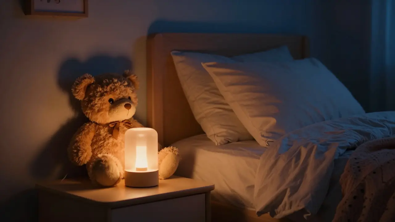 Jak vybrat noční světla do dětského pokoje pro bezpečný a klidný spánek