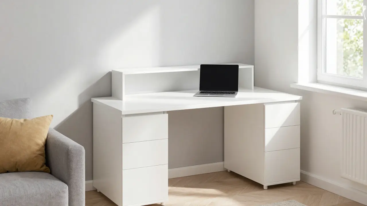 Jak vybrat psací stůl do malého prostoru: Tipy pro kompaktní home office