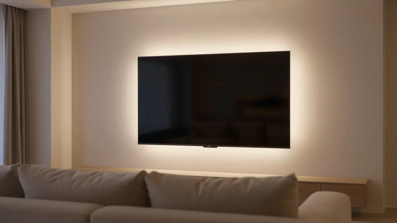 Osvětlení za TV v obýváku: kompletní průvodce ambientním světlem a instalací