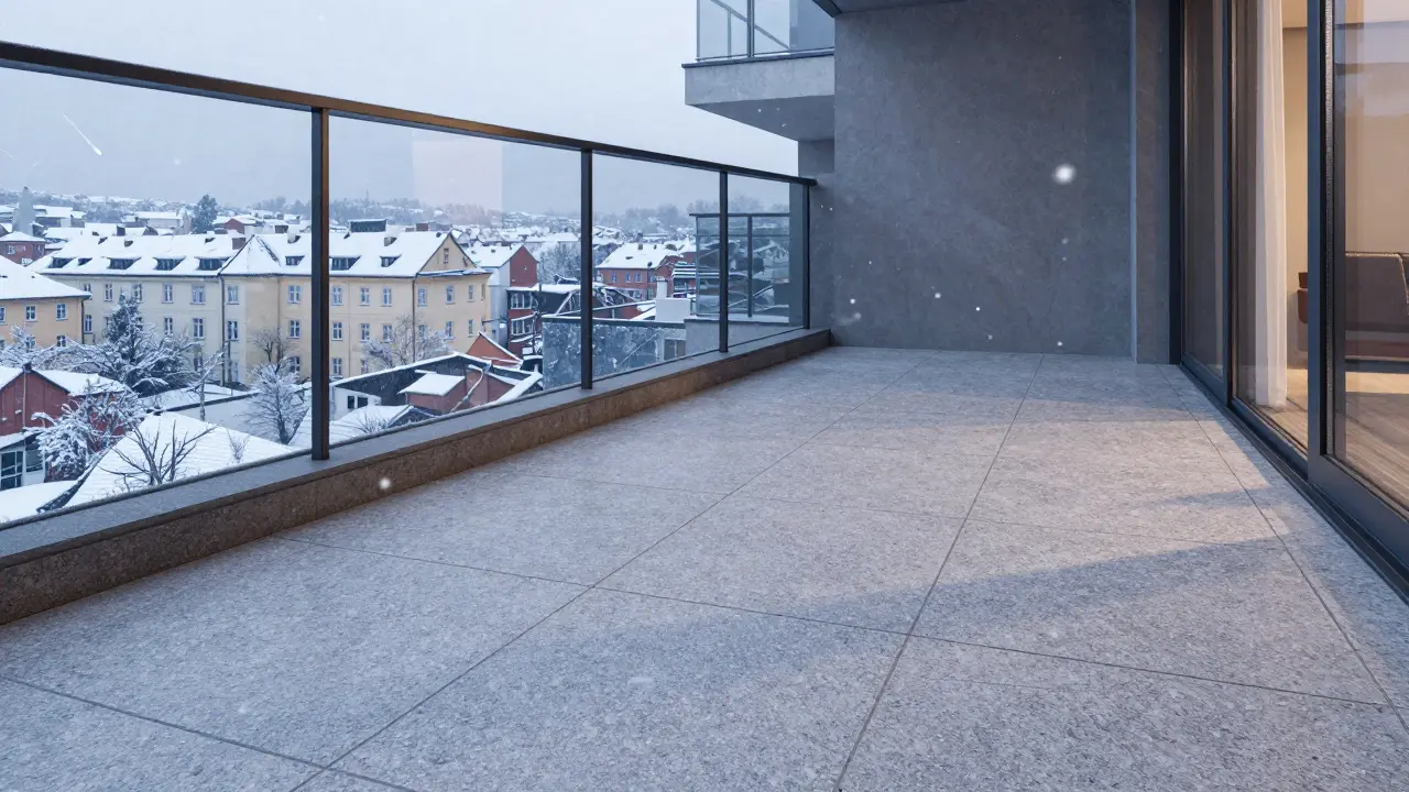 Podlaha na balkon: Jak vybrat mrazuvzdorný a povětrnostně odolný materiál