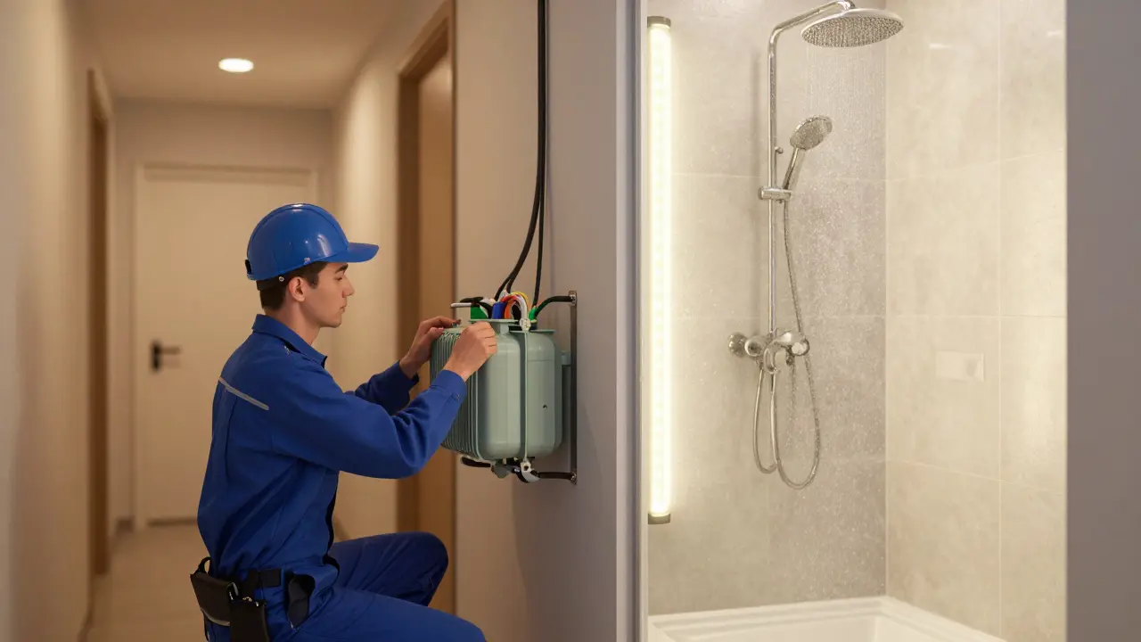 Instalace transformátoru v suché zóně pro bezpečné napájení