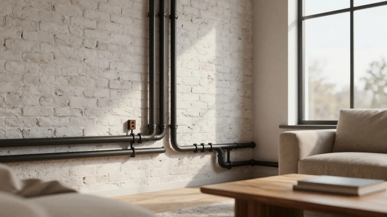 Přiznané instalace v bytě: Jak vytvořit industriální styl bezpečně a podle norem
