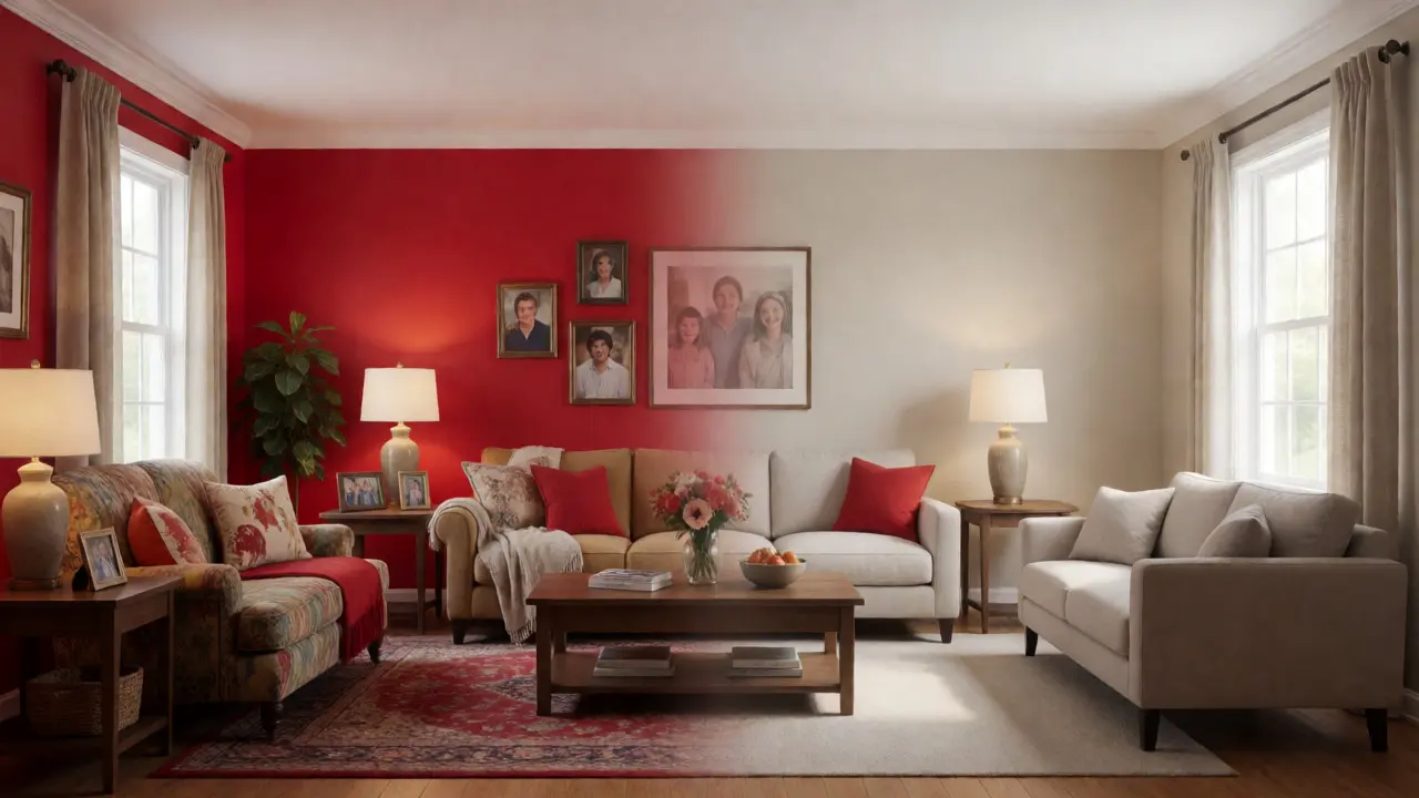 Porovnání osobního interiéru a neutrálního home stagingu